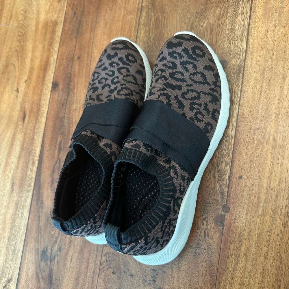☀️ AETREX Allie Leopard Arch Support Sneaker - Picture 10 of 13
